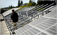 Solar panels stolen